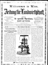 Zeitung für Landwirtschaft