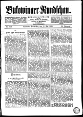Bukowinaer Rundschau