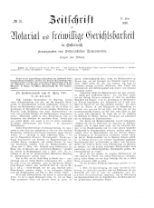 Zeitschrift für Notariat und freiwillige Gerichtsbarkeit in Österreich