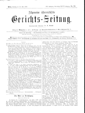 Allgemeine Österreichische Gerichtszeitung