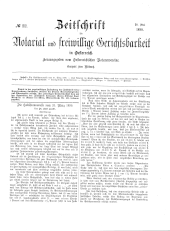 Zeitschrift für Notariat und freiwillige Gerichtsbarkeit in Österreich