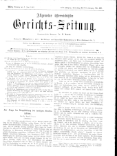 Allgemeine Österreichische Gerichtszeitung