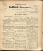 Oesterreichische Buchhändler-Correspondenz