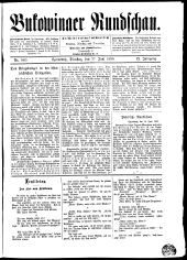 Bukowinaer Rundschau