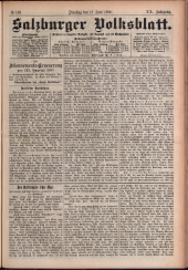Salzburger Volksblatt: unabh. Tageszeitung f. Stadt u. Land Salzburg