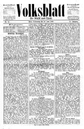 Volksblatt für Stadt und Land