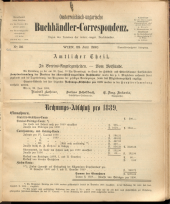 Oesterreichische Buchhändler-Correspondenz