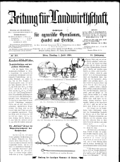 Zeitung für Landwirtschaft