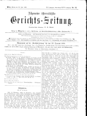 Allgemeine Österreichische Gerichtszeitung