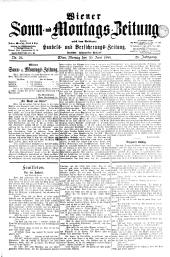 Wiener Sonn- und Montags-Zeitung