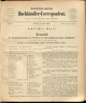 Oesterreichische Buchhändler-Correspondenz