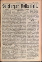 Salzburger Volksblatt: unabh. Tageszeitung f. Stadt u. Land Salzburg