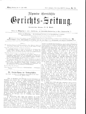 Allgemeine Österreichische Gerichtszeitung