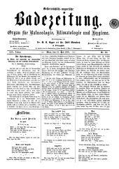 Österreichische Badezeitung