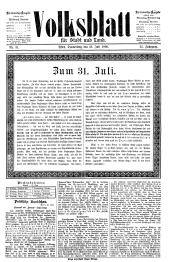 Volksblatt für Stadt und Land