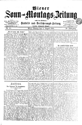 Wiener Sonn- und Montags-Zeitung