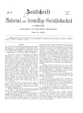 Zeitschrift für Notariat und freiwillige Gerichtsbarkeit in Österreich