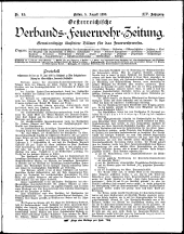 Österreichische Verbands-Feuerwehr-Zeitung