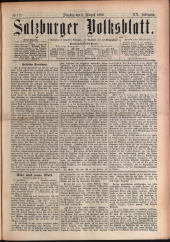 Salzburger Volksblatt: unabh. Tageszeitung f. Stadt u. Land Salzburg