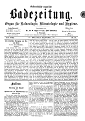 Österreichische Badezeitung