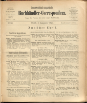 Oesterreichische Buchhändler-Correspondenz