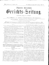 Allgemeine Österreichische Gerichtszeitung