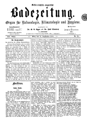 Österreichische Badezeitung