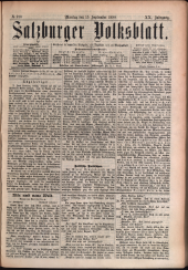 Salzburger Volksblatt: unabh. Tageszeitung f. Stadt u. Land Salzburg