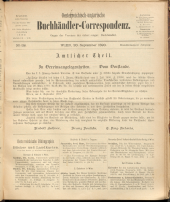 Oesterreichische Buchhändler-Correspondenz