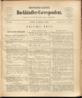 Oesterreichische Buchhändler-Correspondenz