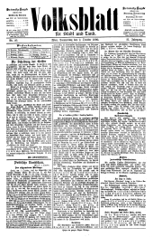 Volksblatt für Stadt und Land