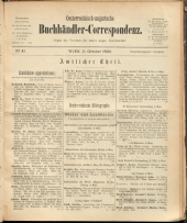 Oesterreichische Buchhändler-Correspondenz