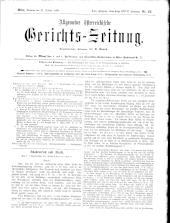 Allgemeine Österreichische Gerichtszeitung