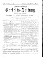 Allgemeine Österreichische Gerichtszeitung