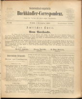 Oesterreichische Buchhändler-Correspondenz