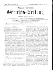 Allgemeine Österreichische Gerichtszeitung