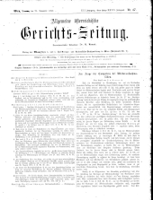 Allgemeine Österreichische Gerichtszeitung