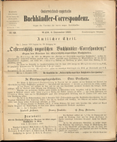 Oesterreichische Buchhändler-Correspondenz