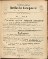 Oesterreichische Buchhändler-Correspondenz