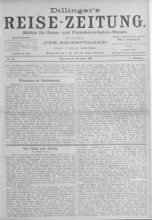 Dillinger's Reisezeitung