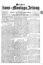 Wiener Sonn- und Montags-Zeitung