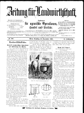 Zeitung für Landwirtschaft