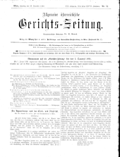 Allgemeine Österreichische Gerichtszeitung