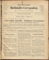 Oesterreichische Buchhändler-Correspondenz