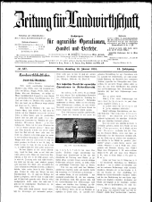 Zeitung für Landwirtschaft