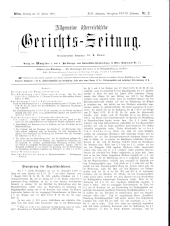 Allgemeine Österreichische Gerichtszeitung