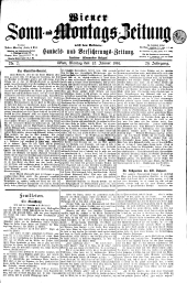 Wiener Sonn- und Montags-Zeitung