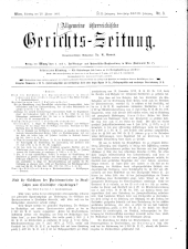 Allgemeine Österreichische Gerichtszeitung