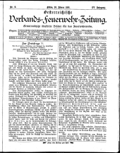 Österreichische Verbands-Feuerwehr-Zeitung