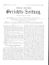 Allgemeine Österreichische Gerichtszeitung